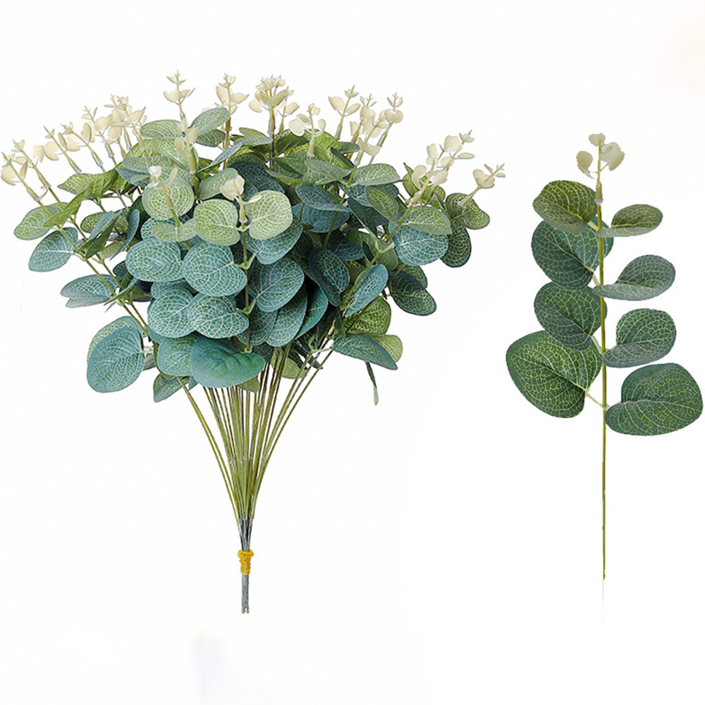 20 piezas plantas falsas hoja  - Florist Supply Vases reseña y precio